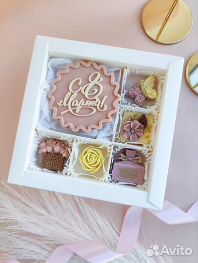 Шоколад ручной работы 8 марта