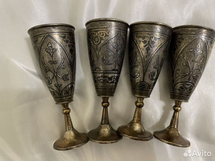 Серебренная рюмки СССР