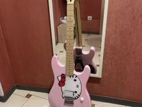 Fender Squier Hello Kitty электрогитара