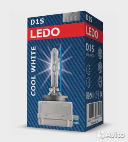Лампа D1S 6000K ledo CoolWhite