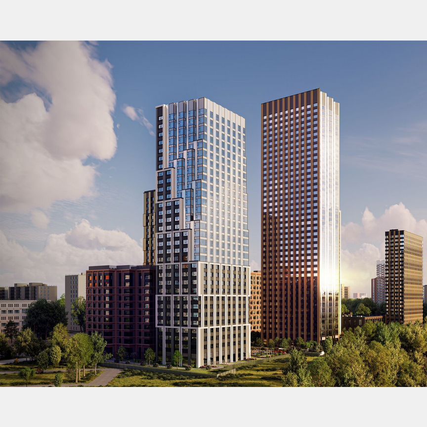 3-к. квартира, 59,8 м², 19/31 эт.