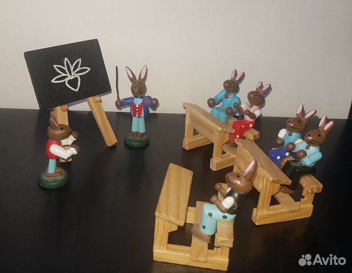 Набор зайчики в школе