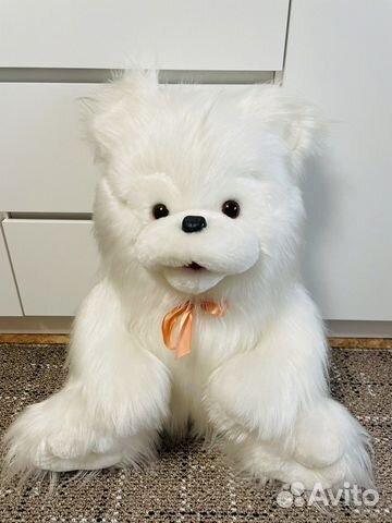 Новый плюшевый медведь белый