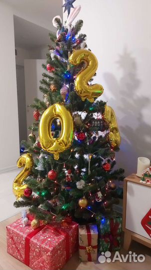 Елка искусственная 180 см разборная