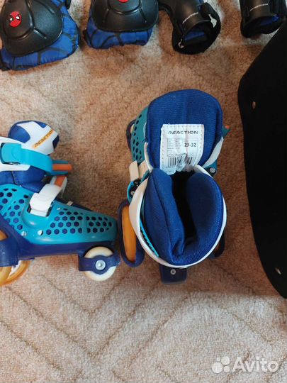 Роликовые коньки детские раздвижные