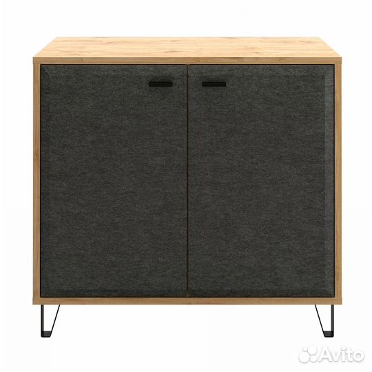 Тумба Грейс KOM2D, дуб наварра/графит