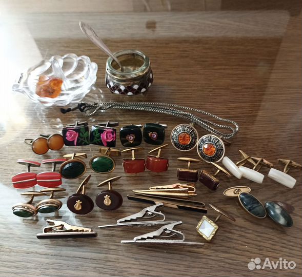 Запонки винтаж времён СССР одним лотом