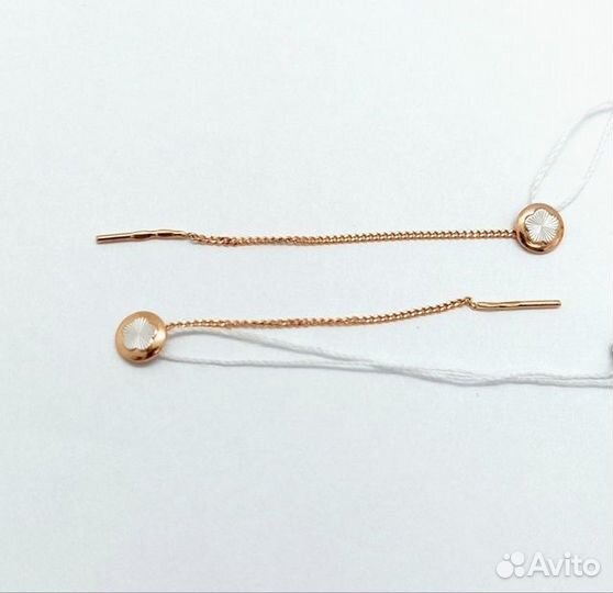 Золотые серьги