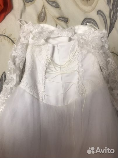 Свадебное платье пышное