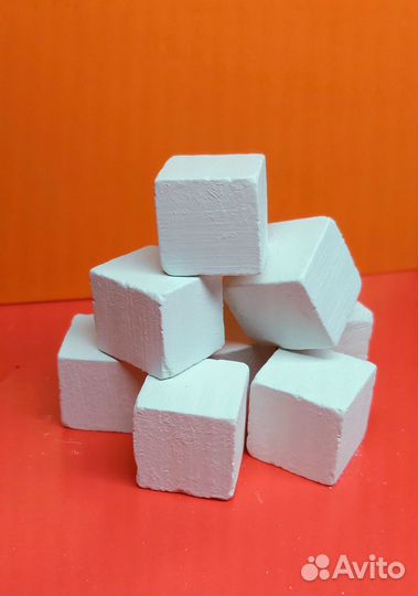 Мел (пиленый) кубик Сахарок - любимец мелоежек