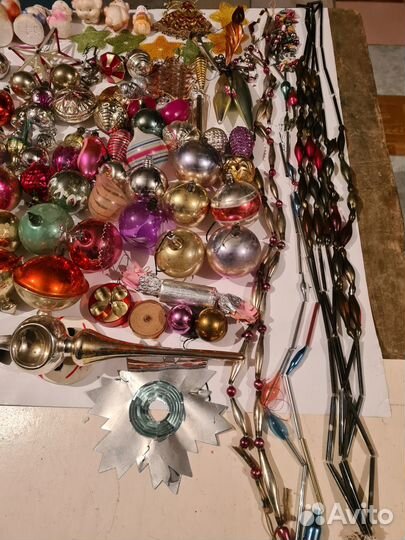 Ёлочные новогодние игрушки СССР 250 шт