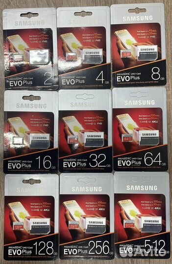 Флешкарта Карта памяти Samsung 2-512Gb оптом