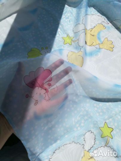 Тюль ткань детская