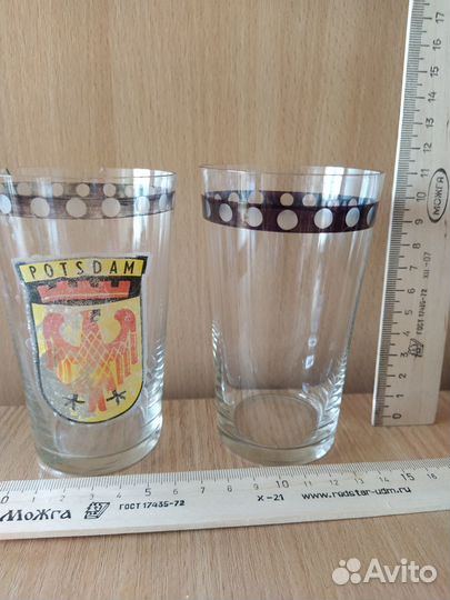 Стаканы, рюмки, фужеры набор 18 штук