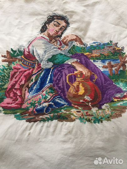 Старинная вышивка крестом