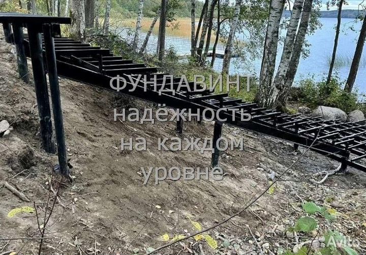 Установка винтовых свай