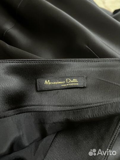 Massimo dutti юбка атласная