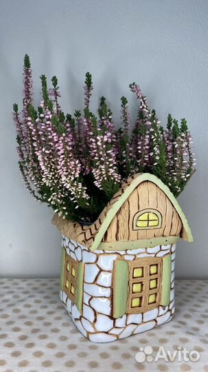 Кашпо для цветов керамика