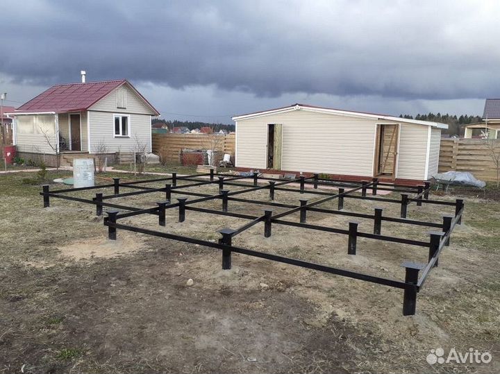 Винтовые сваи под ключ Фундамент на винтовых сваях