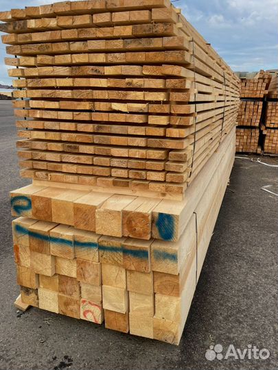 Доска обрезная 25х150х6000мм ГОСТ