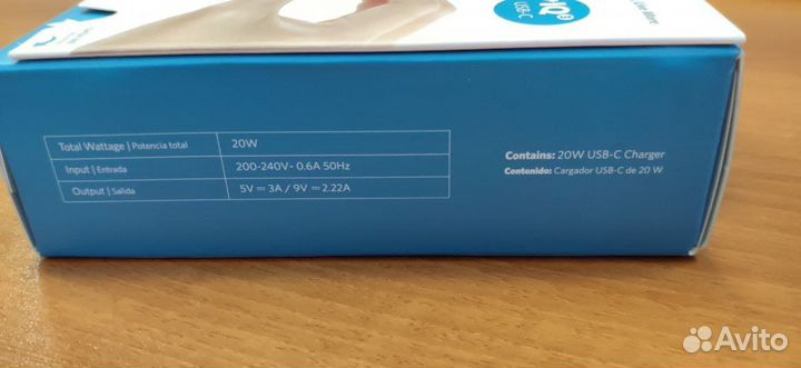 Быстрая зарядка для iPhone 20w от Anker