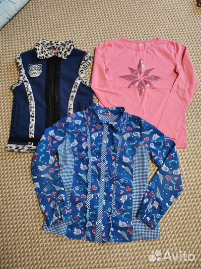 Комплект вещей на девочку 146-152