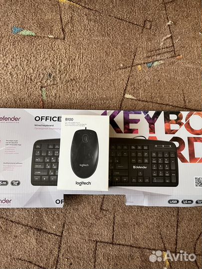 Беспроводная клавиатура и мышь