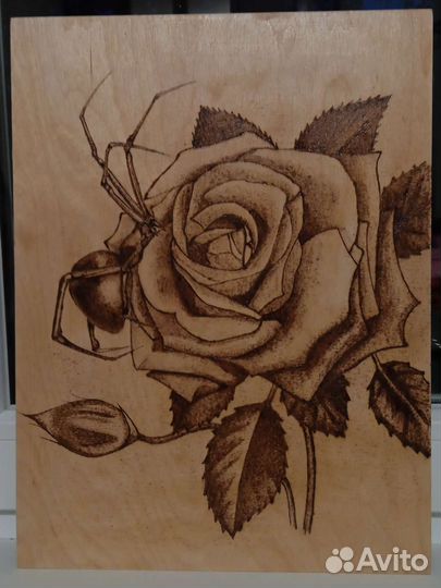 Картина на деревянной досочке