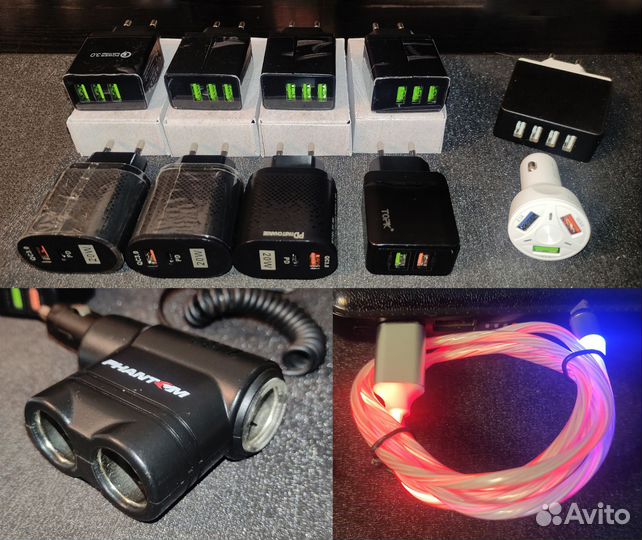 Новые блоки питания и кабели зарядки. Оптом