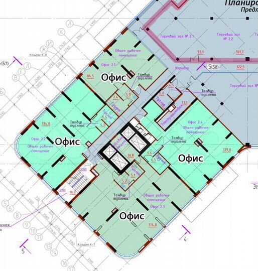 Офис, 90 м²
