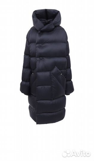 Тёмно-синий пуховик Rick Owens