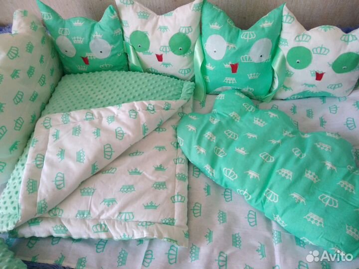 Бортики в кроватку для новорождённых