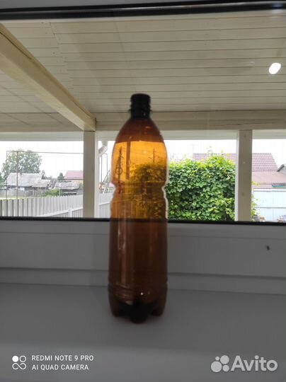 Пэт бутылка темная 1 литр