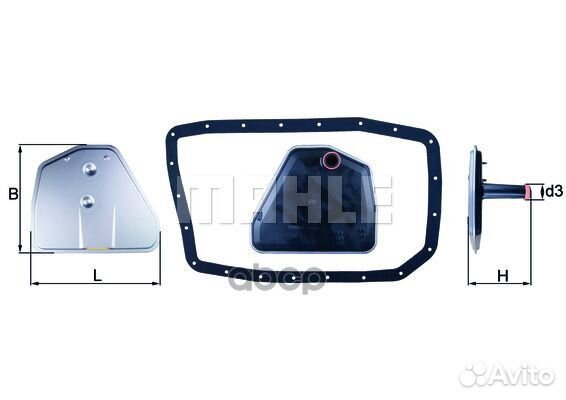 Фильтр АКПП BMW X5(E53) /7(E65) -08 M57D30/M62B4