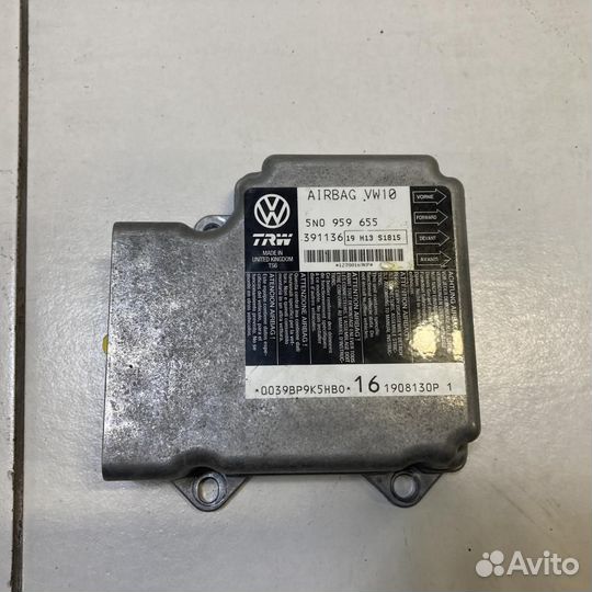 Блок управления airbag Volkswagen Tiguan 5N1 2007