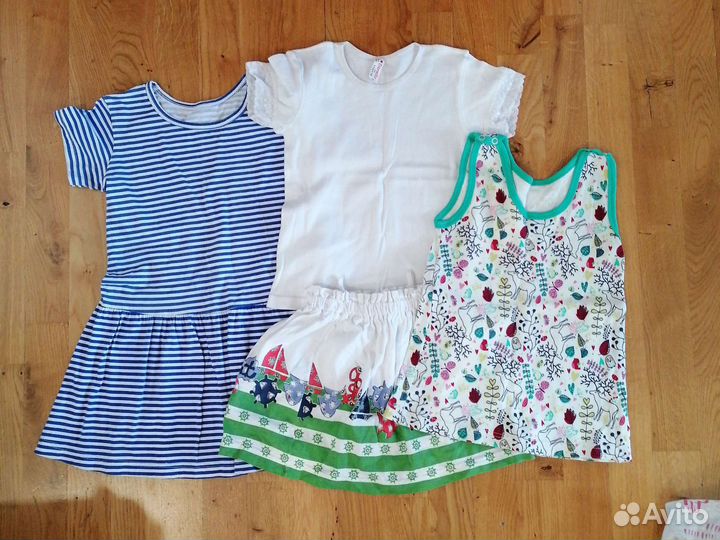 Пакет вещей на девочку с 116 по 122