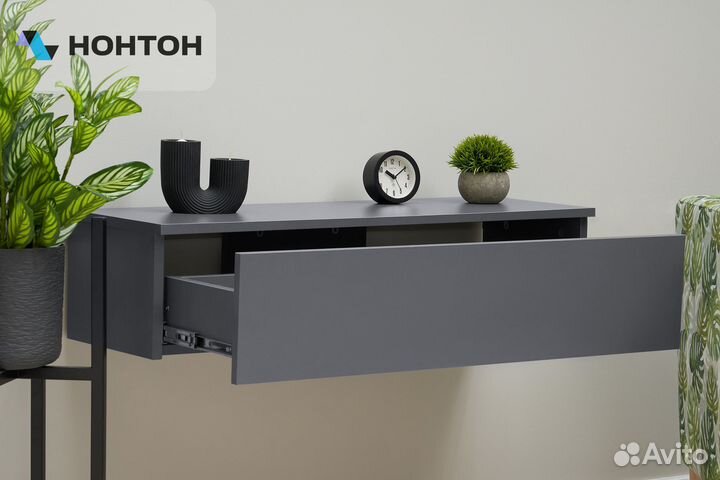 Тумба подвесная Челси графит