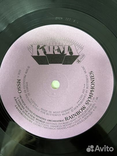 Rainbow Symphonies-msso 1978 винил