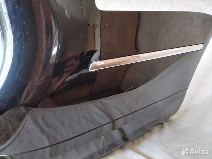 Задний бампер чёрный Пассат Б6 универсал