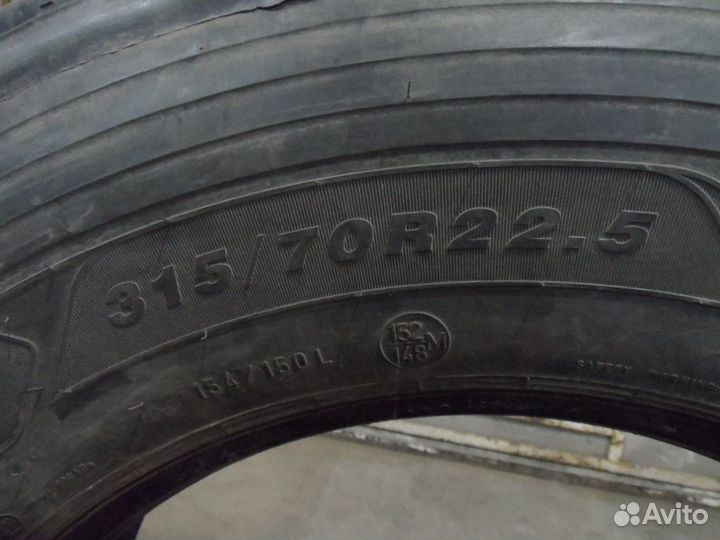 Шина грузовая ведущая goodyear 315/70 R 22.5 глуби