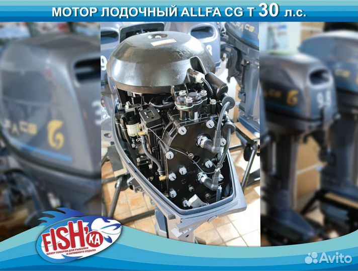 Лодчный мотор allfa 30 л.с