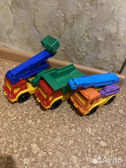 Машинки в песочницу, строительная техника