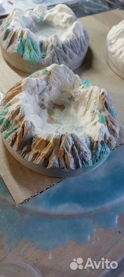 Пепельница из гипса