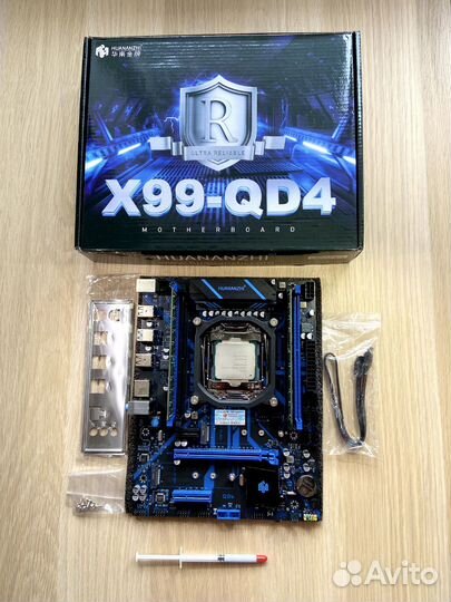 Комплект X99,Intel E5-2670 v3 12 ядер 16гб ddr4