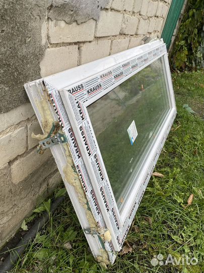 Комплект окно с дверью пластиковые