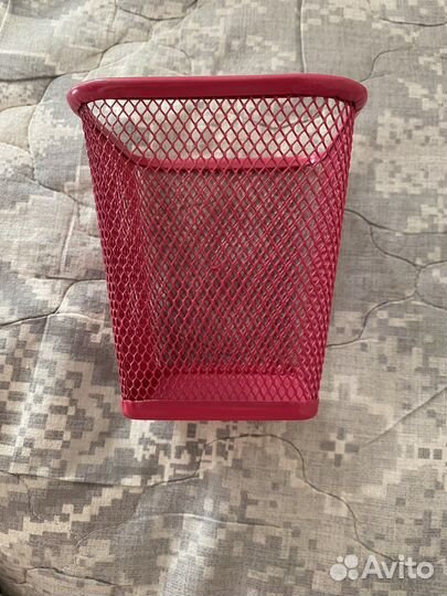 Стакан для ручек/карандашница Икея розовый