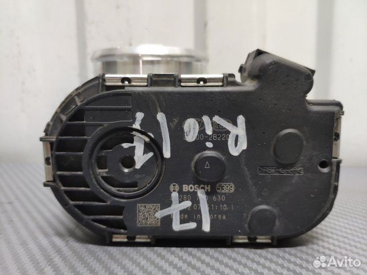 Дроссельная заслонка Kia Rio FB 1.6 G4FG 2019