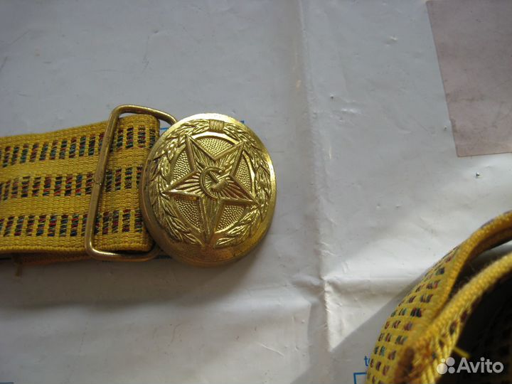Офицерский ремень парадный СССР