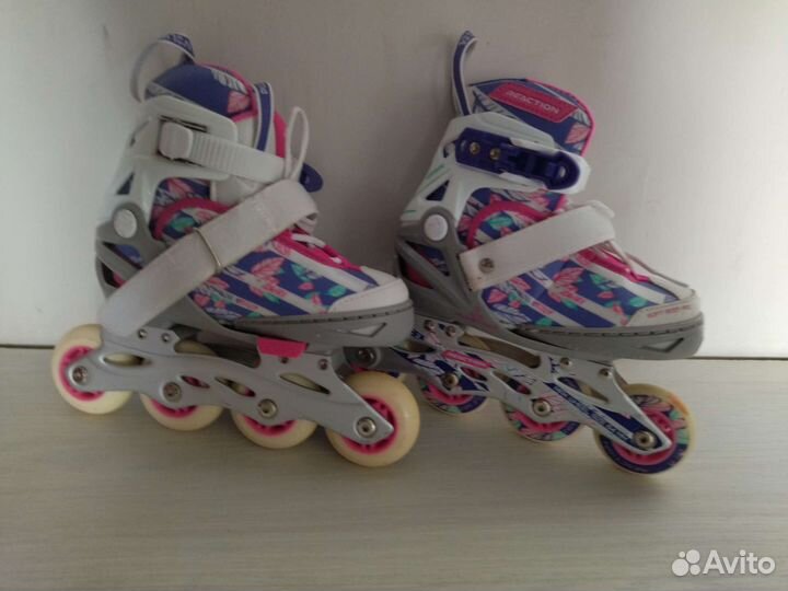 Роликовые коньки детские раздвижные