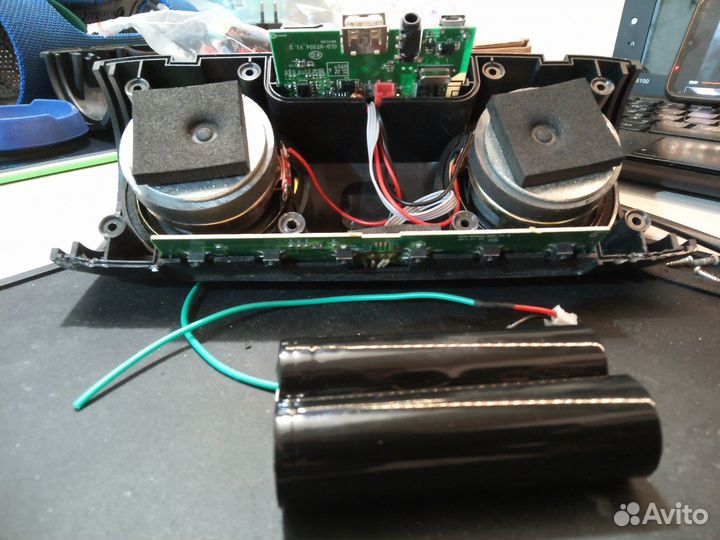 Замена, сборка аккумулятора портативных колонок